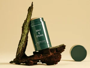 Salt and Stone deodorant jar with eco-friendly
