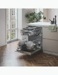 Asko dishwasher's control panel and interior racks