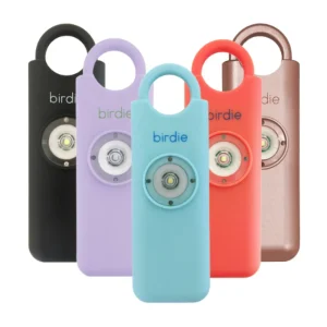 Five colorful Birdie alarms