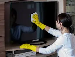 Safely TV Cleaning
