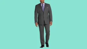 Online shopping screen showing the best place to buy a suit