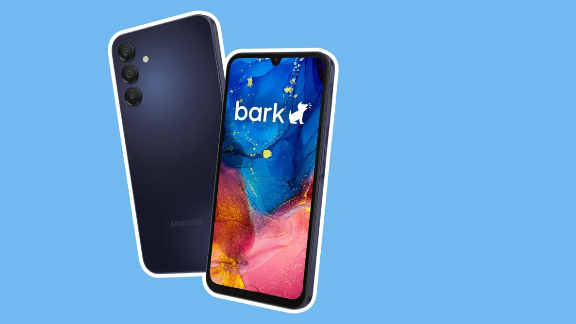 Bark Phone settings showing content filtering tools
