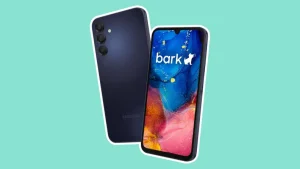 Close-up of Bark Phone