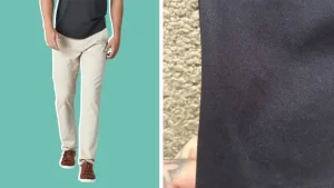  Minimalist style in Perk pants and tee