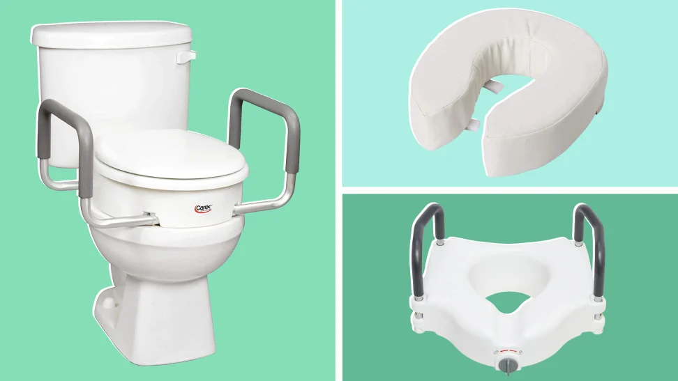 Durable toilet seat riser offering strong support