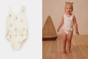Baby girl in summer outfit