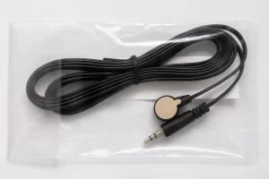 IR blaster with adhesive packing