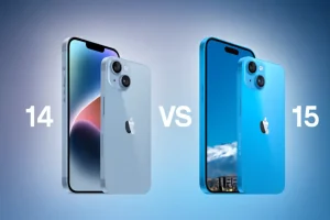 iPhone 14 vs iPhone 15 side view