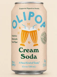 olipop cream soda can