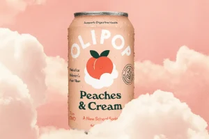 Olipop Peaches & Cream Can