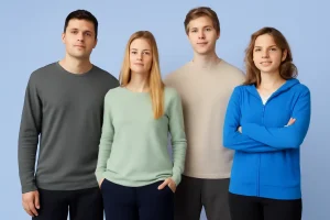 Gentle fabric outfits for comfort