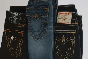 True Religion jeans back pockets