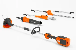 Orange multi-head trimmer set
